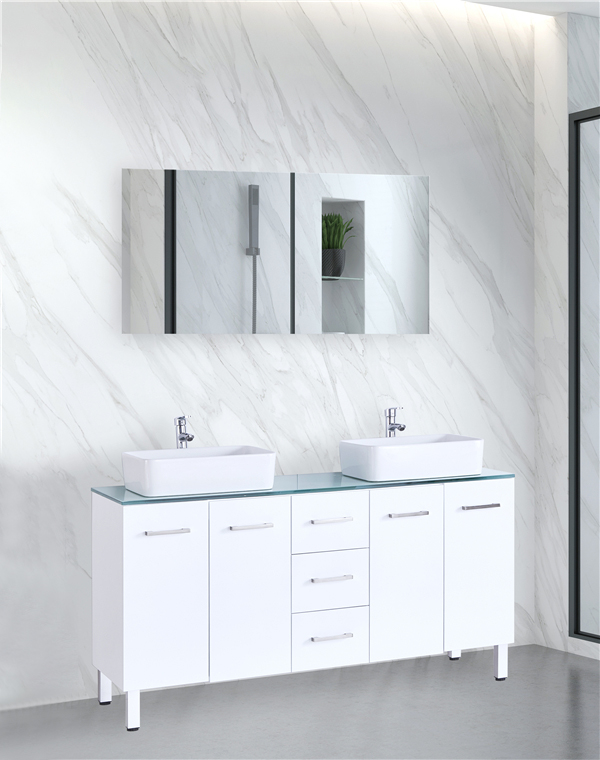 pvc kast moderne badkamer GGP02